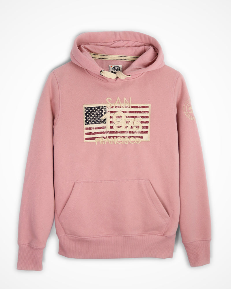 1975 SF Vintage USA Flag – Hoodie